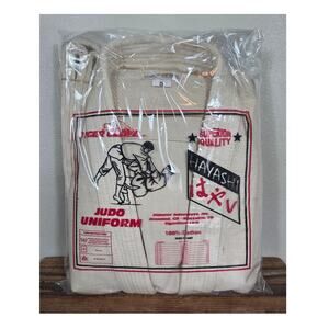 Tiger Claw Hayashi Judo Uniform Unbleached New Jacket Pants & Belt Size 5